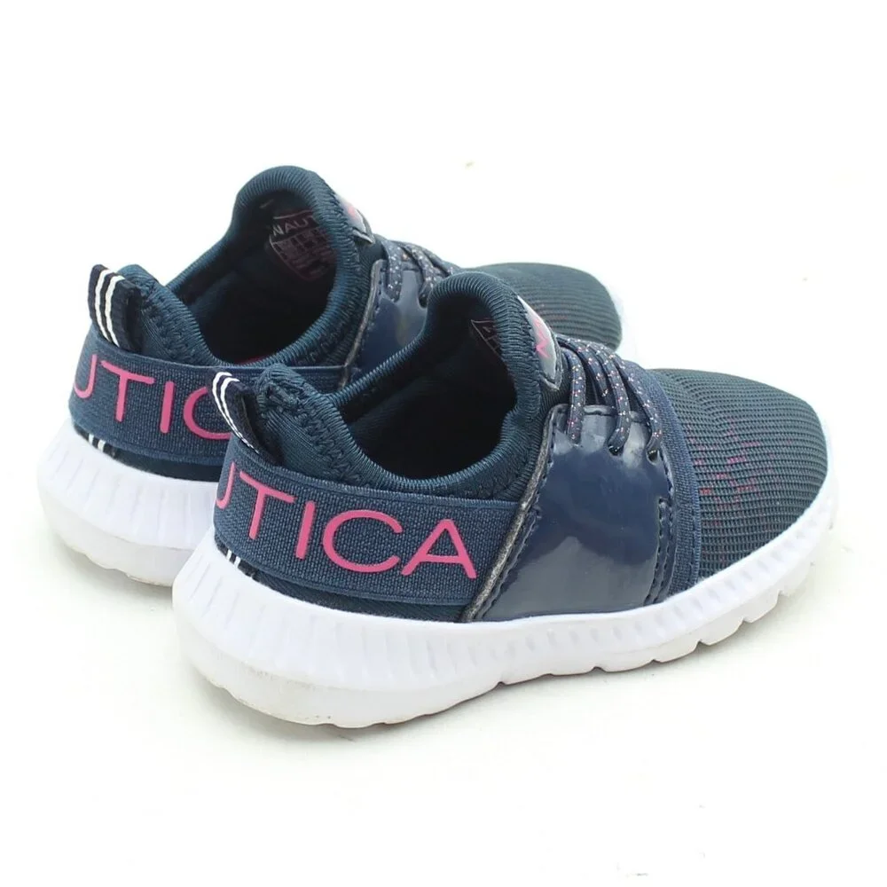Nautica Little Kids Navy Blue Slip On Sneakers